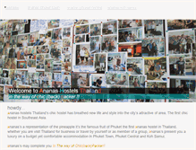 Tablet Screenshot of ananashostels.com